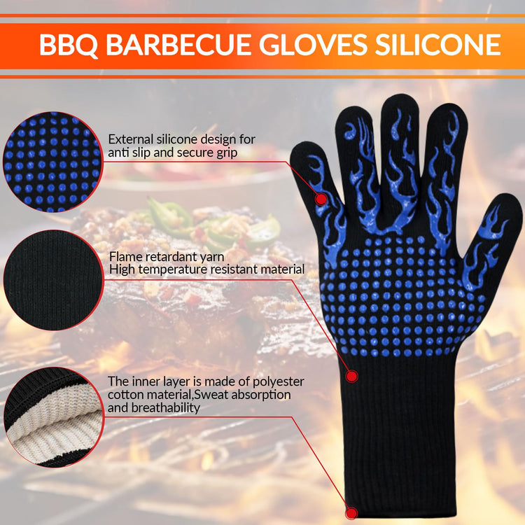 1 Pair Grill Oven Mitts (2 Count)
