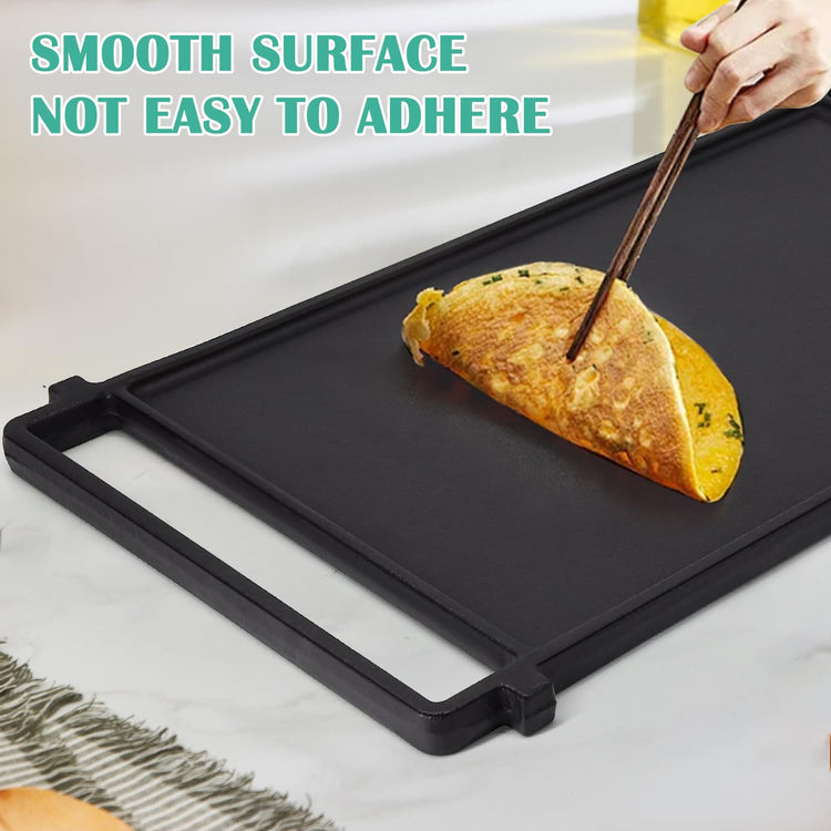 WB31X24998 Cast Iron Griddle Replacement for GE Gas Stove Griddle Plate