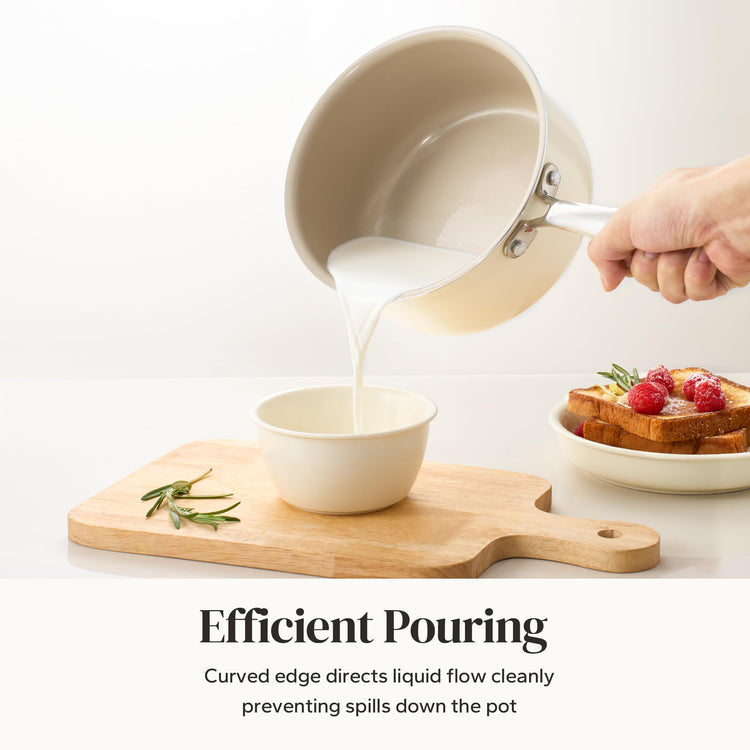 Ceramic Sauce Pan with Lid