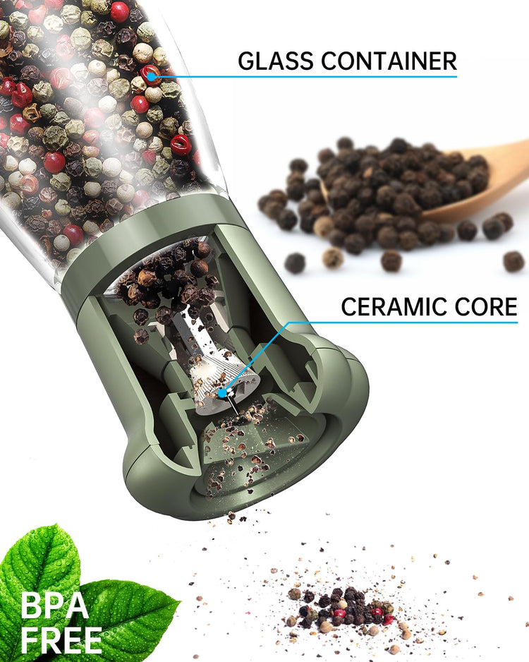 Manual Salt and Pepper Grinder Set For Professional Chef