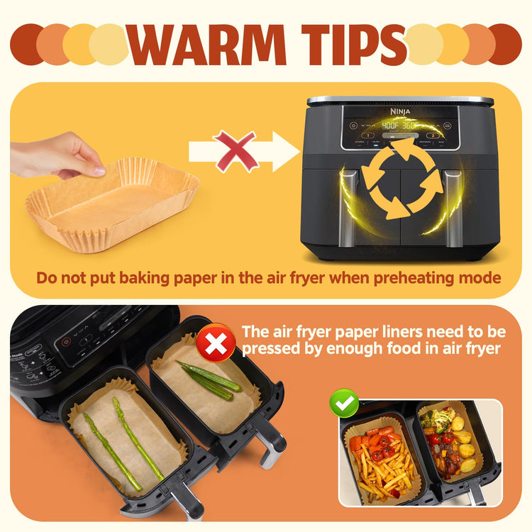 Air Fryer Liners Disposable (125 Count)