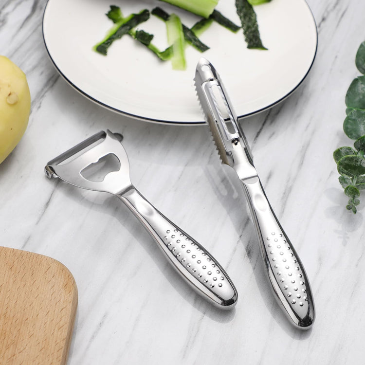 Potato Peelers Set of 2 Stainless Steel Peeler Y (2 Count)