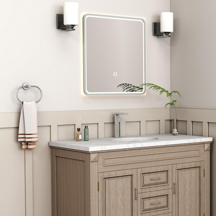 Oval Towel Ring Brushed Nickel