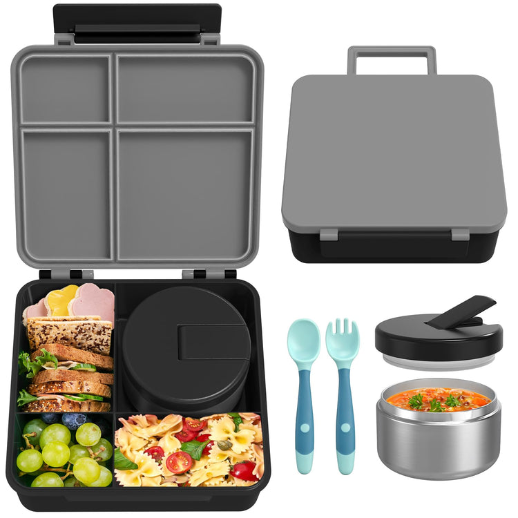 Bento Lunch Box for Kids with 8oz Soup Thermo