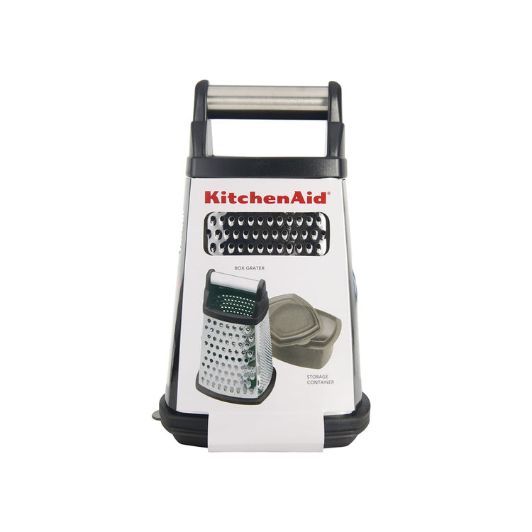 Gourmet Box Grater with Detachable Measuring Container and Lid