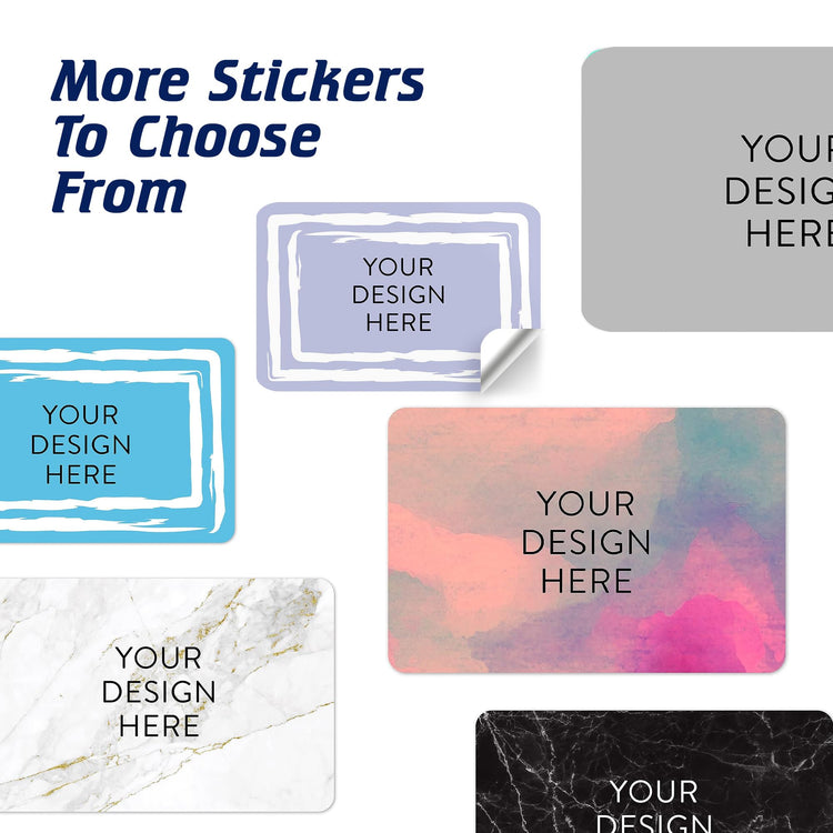 100 Custom Vinyl Stickers (100 Count)