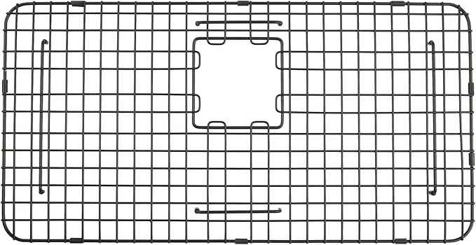 SinkSense Alder 27.5" x 14" Kitchen Sink Bottom Grid, Matte Black