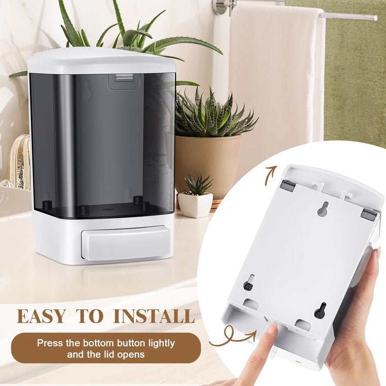 4 Pcs Wall Mounted Soap Dispenser (4 Count)