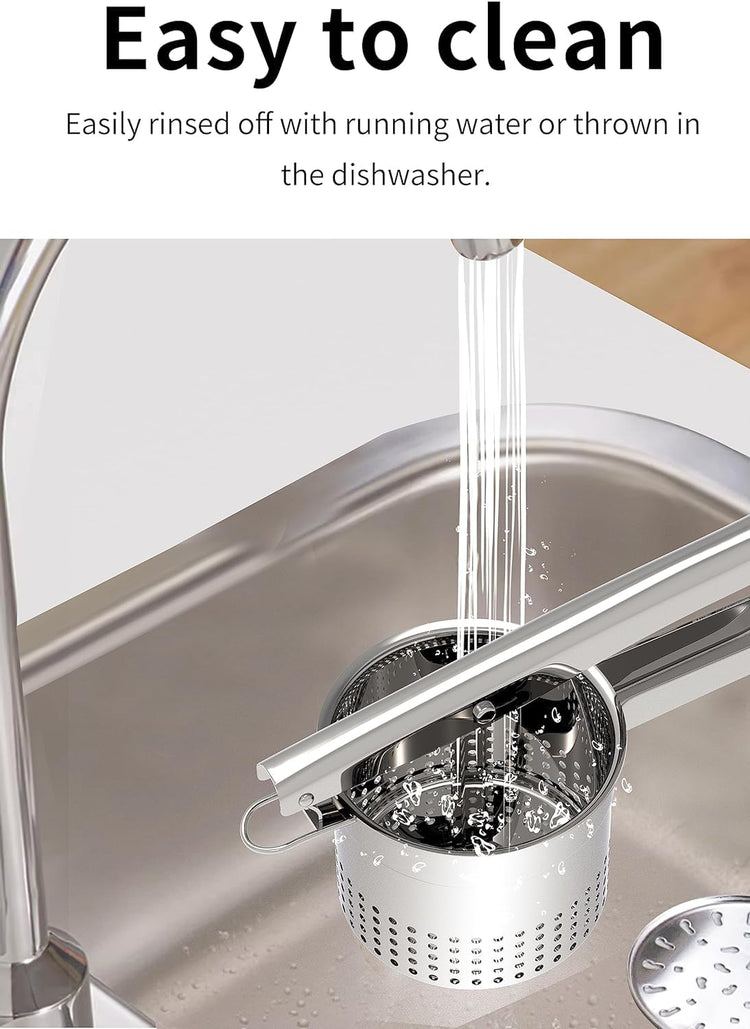 Large 15oz Potato Ricer with 3 Interchangeable Discs