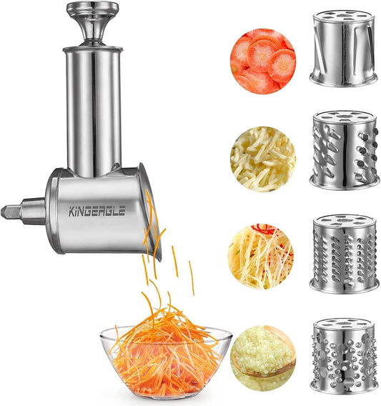 Stainless Steel Slicer Shredder Attachment For KitchenAid Mixer
