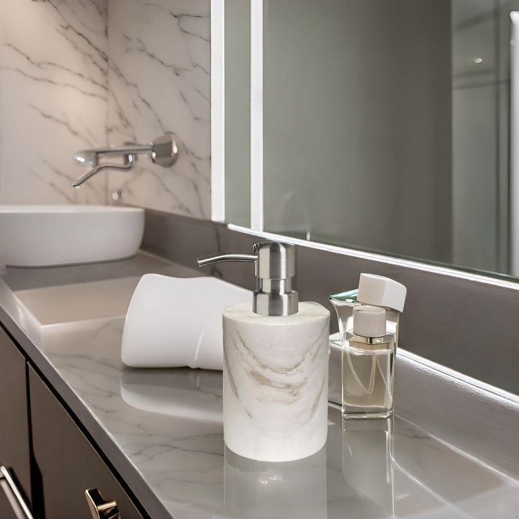 Marble Soap Dispenser (5.5 Fl Oz)
