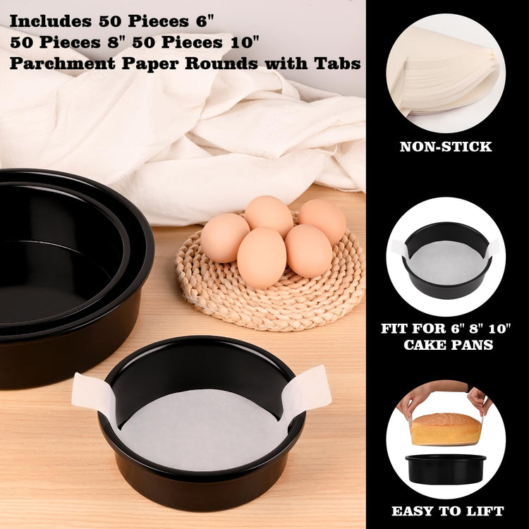 3 Pack Round Cake Pans (3 Count)