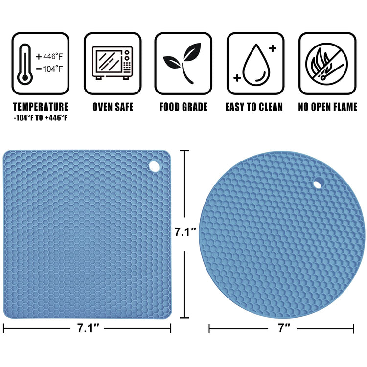 Silicone Trivet Mats (4 Count)