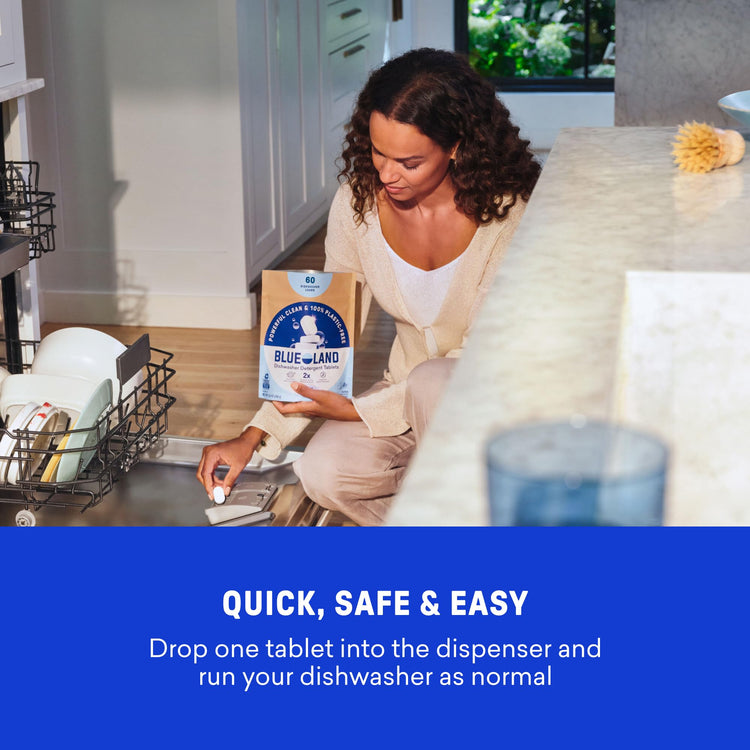 100% Plastic Free Dishwasher Detergent Tablets 120ct (120 Count)