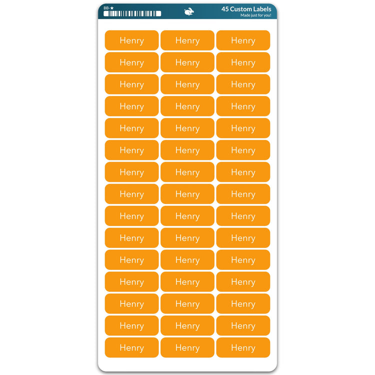 Personalized Labels (45 Count)