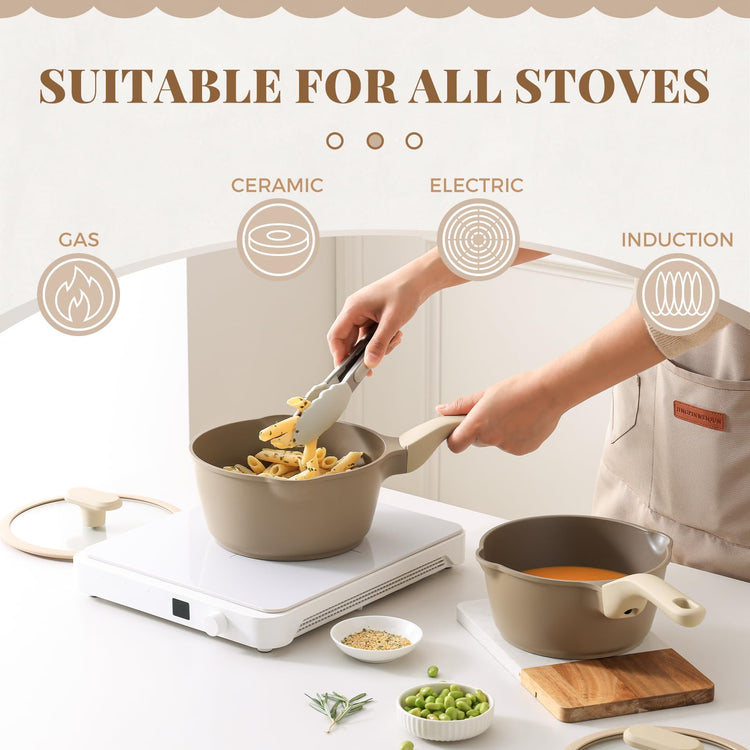 Nonstick Saucepan with Lid