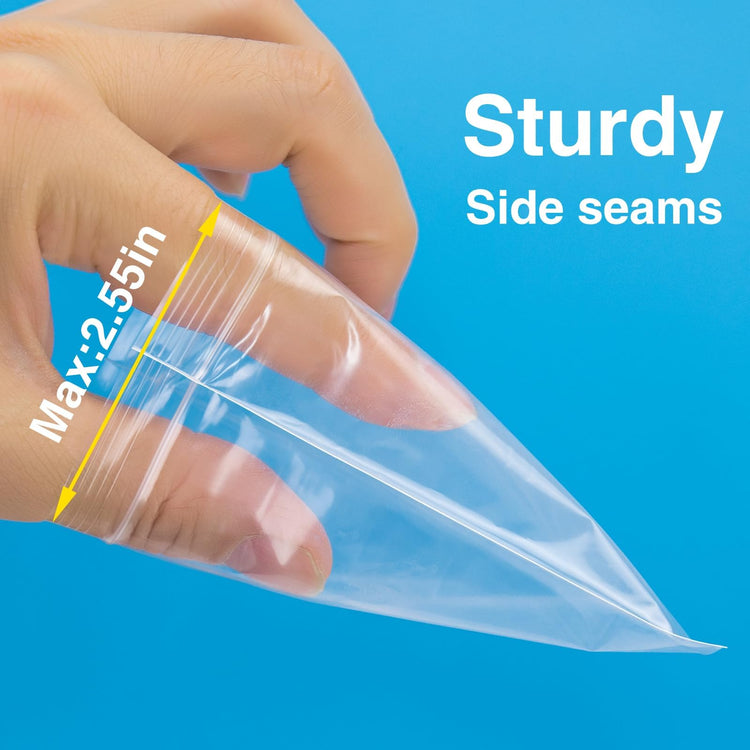 400Pcs 3x4 Inch Clear Plastic Zip Bags
