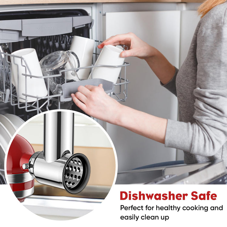 Stainless Steel Slicer Shredder Attachment for KitchenAid Mixer