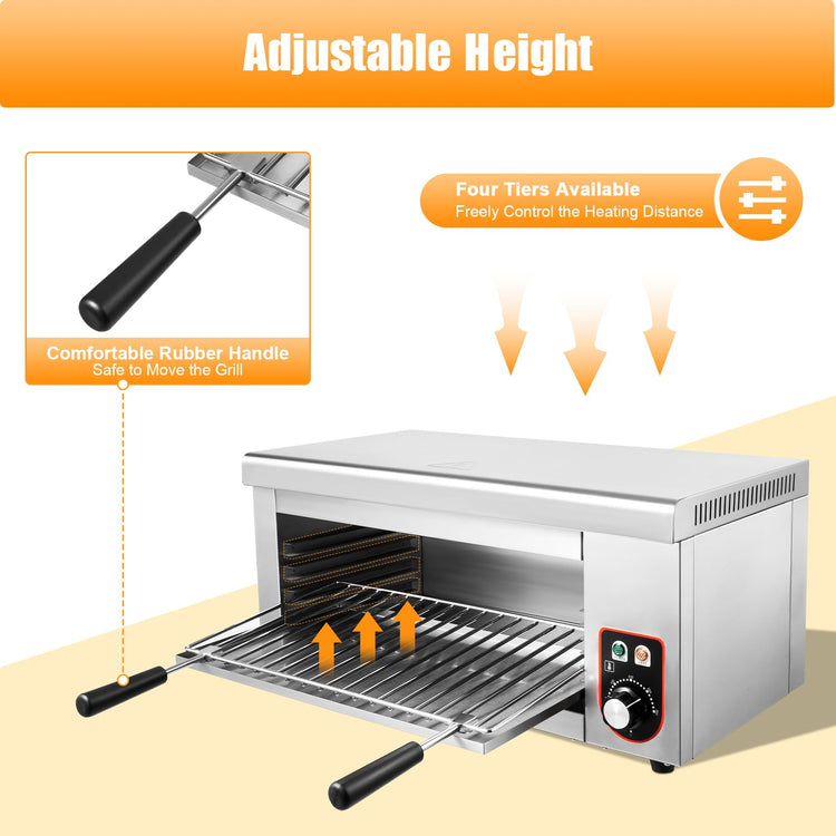 1500W Electric Cheese Melter Commercial Cheese Melter Cheesemelter Grill 122