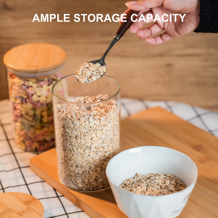 Glass Food Storage Jars 6 (6 Count)