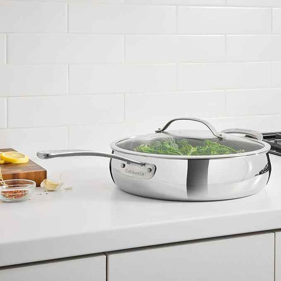 Cuisinart PureClad™ Triple Ply Stainless Steel 5.5 Qt. Saute Pan w/Cover