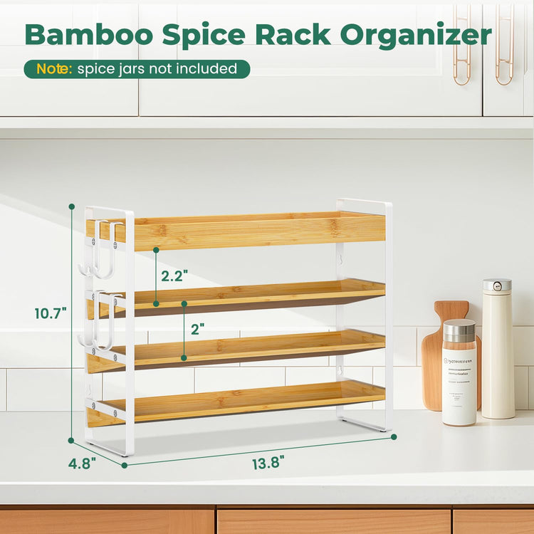 Spice Seasoning Rack Organizer Kitchen Countertop
