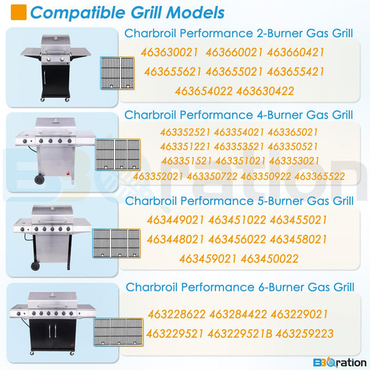 17" Grill Grate for Charbroil Performance 6 Burner 463228622