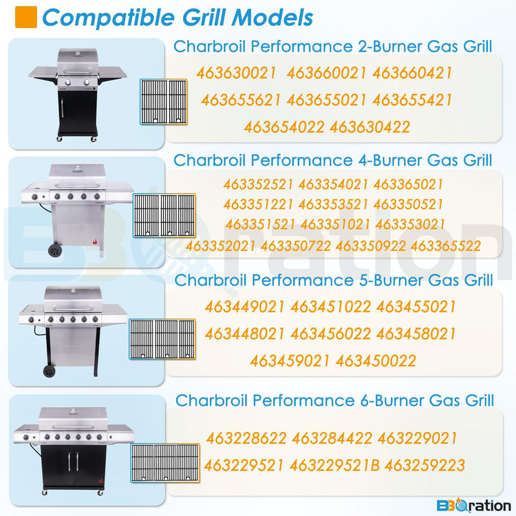 17" Grill Grate for Charbroil Performance 6 Burner 463228622