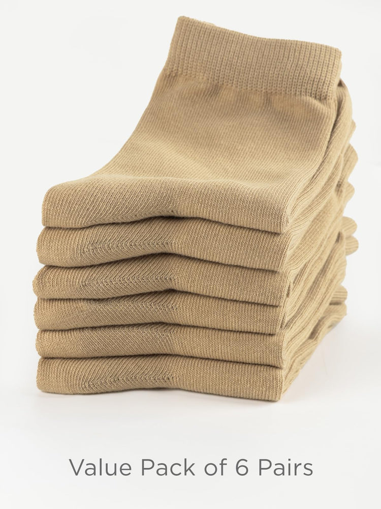 Unisex Kids Boys Girls Soft Cotton School Socks 4 (6 Count)