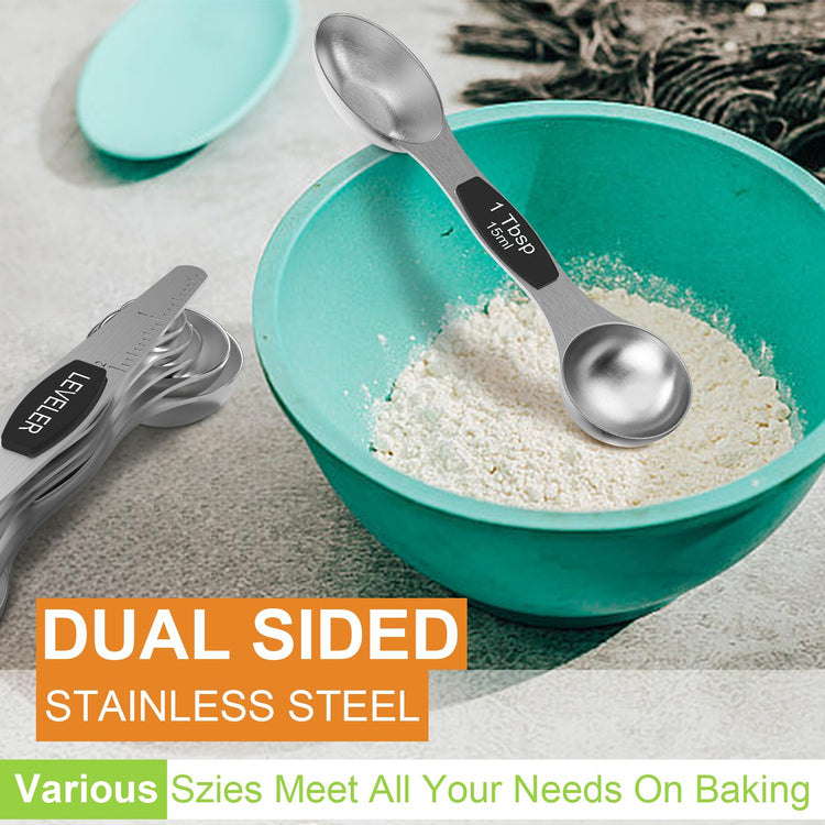 Magnetic Measuring Spoons Set