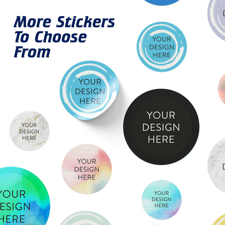 Custom Vinyl Stickers Your Image (100 Count)