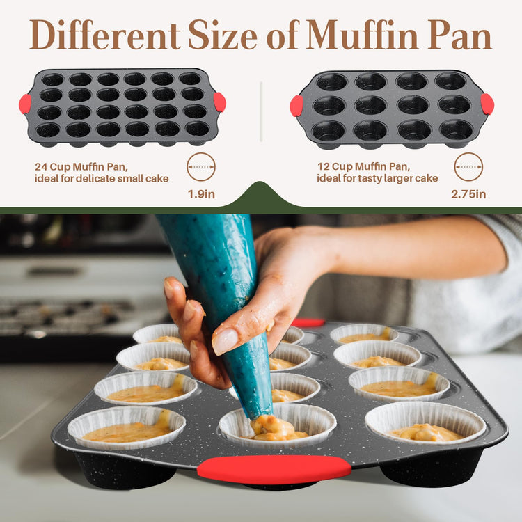 11 Piece Nonstick Stackable Baking Pans Set