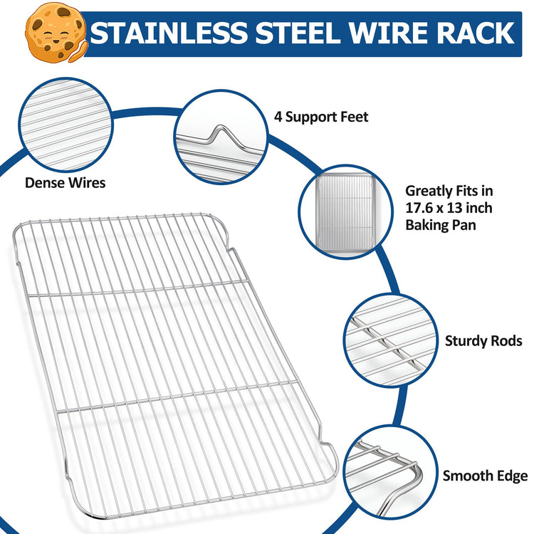 Baking Sheet with Cooling Rack Set (2 Count)
