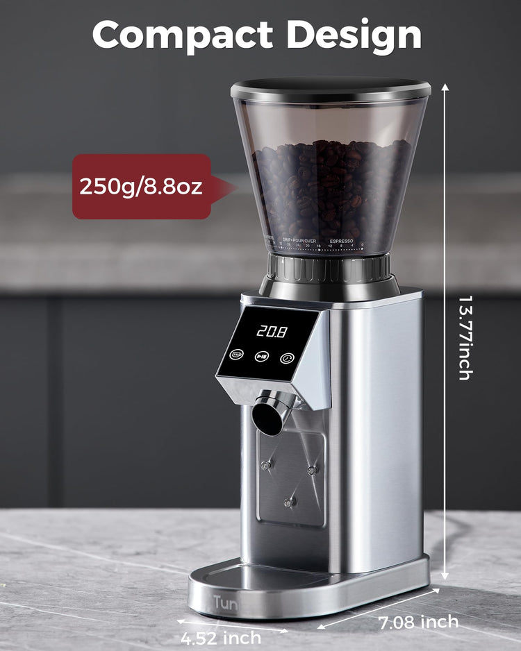 G1 Conical Burr Coffee Grinder with 48 Grind Settings