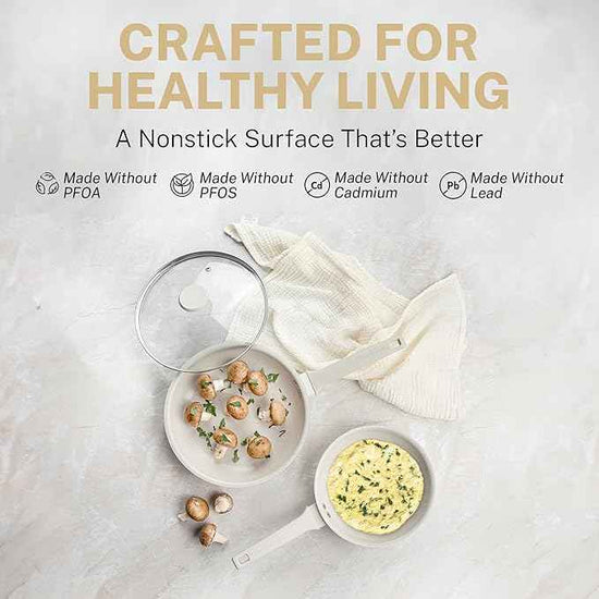 Granitestone 20 Pc Pots and Pans Set Non Stick Cookware Set with Steamer, Cooking Utensils and Pad Protectors, Stay Cool Handles, Oven and Dishwasher Safe