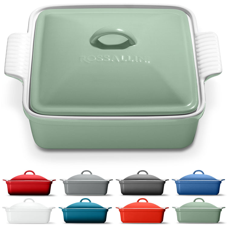 Stoneware Casserole Dish Bakeware with Lid