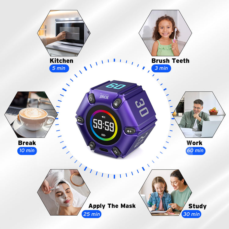 Flip Pomodoro Timer with 3