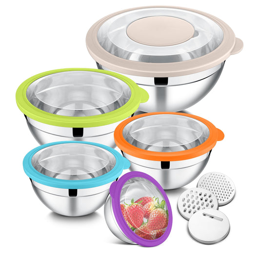 Mixing Bowls with Lids Set of 5 (5 Count)
