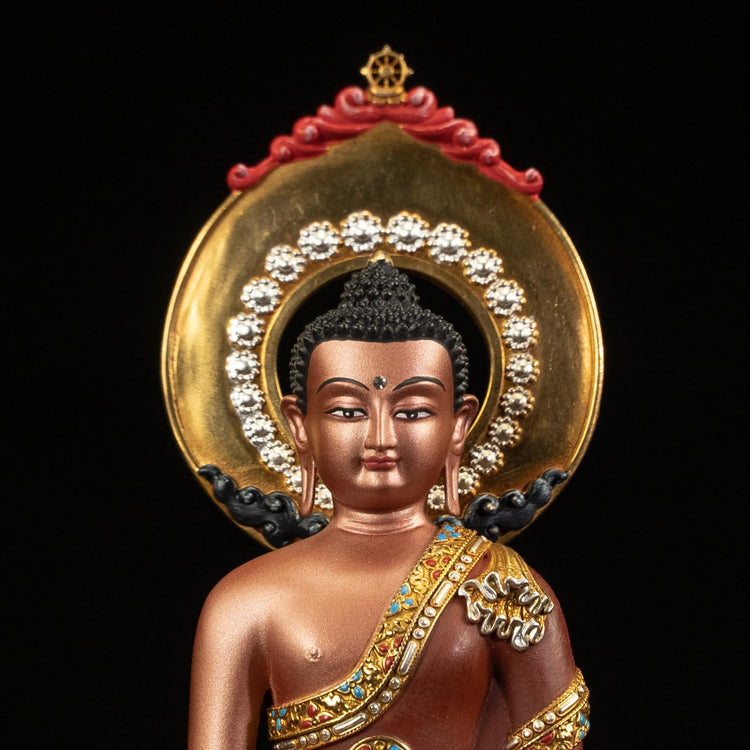 Hand Painted Amitabha Buddha Statue