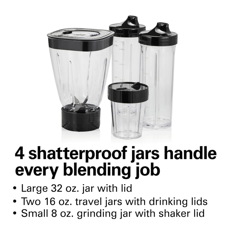 MultiBlend Blender for Smoothies with BPA Free 32 oz. Jar