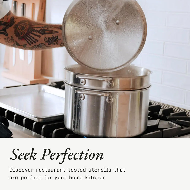 Cookware 10" Stainless Steel Steamer Insert
