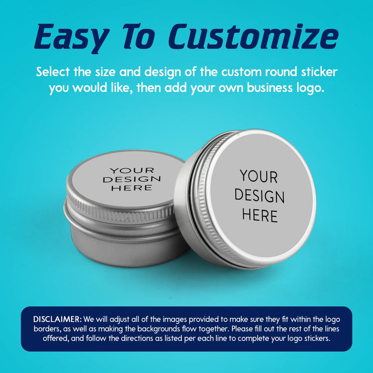 Custom Vinyl Stickers (100 Count)