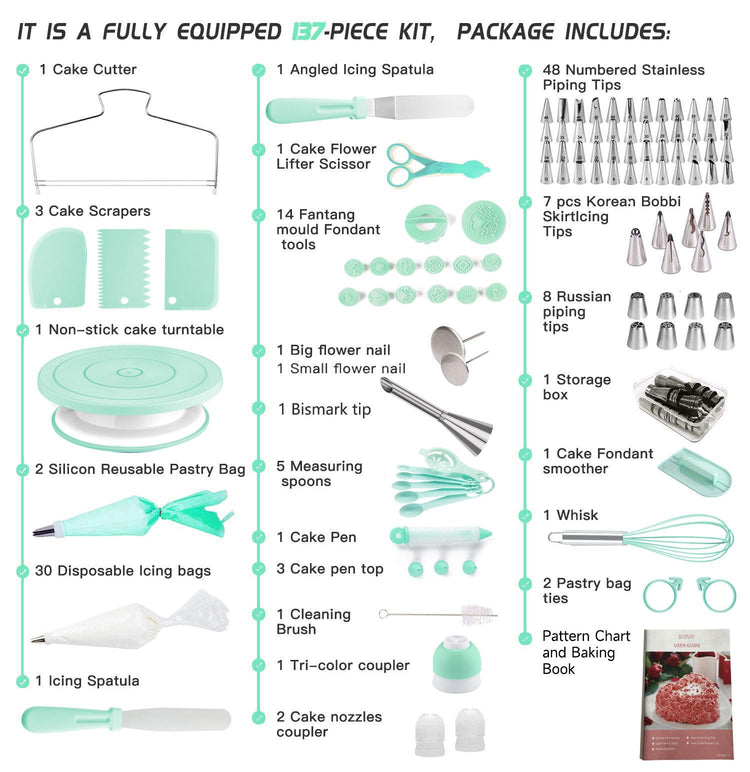 Cake Decorating Kit (137 Count)