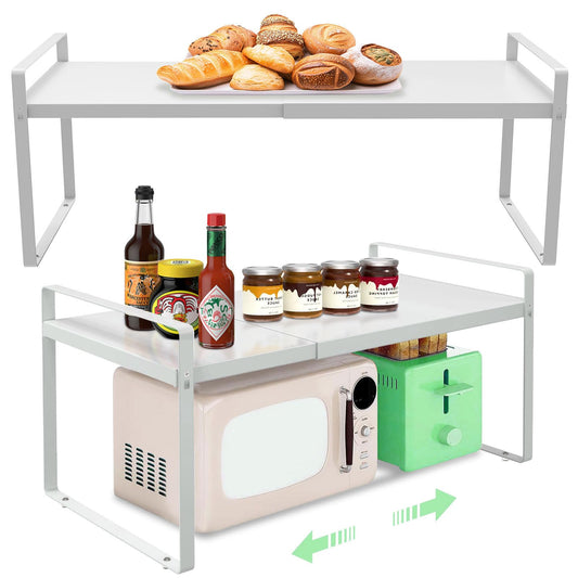 Expandable Cabinet Shelf Organizer for Kitchen 11" (2 Count)
