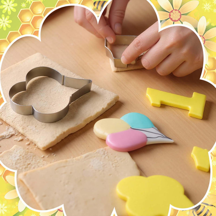 2 Pcs 5 Inch Balloon Cookie Cutter Number 1 Cookie Cutter Metal Birthday Cake Mold Fondant Cake Mold for School Party 1 Birthday One (2 Count)