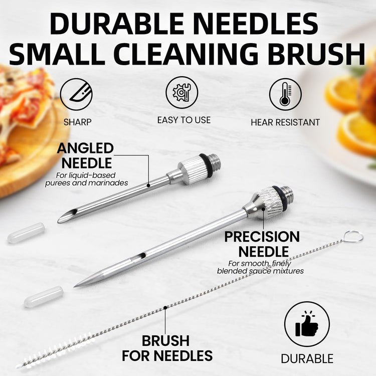Large Turkey Baster with Cleaning Brush & Needle