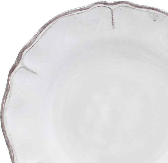 Le Cadeaux 18 Piece Luxury Melamine Dinnerware Set, Service for 6 (Rustica Antique White)