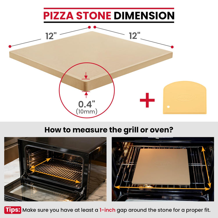 Pizza Stone for Oven and Grill