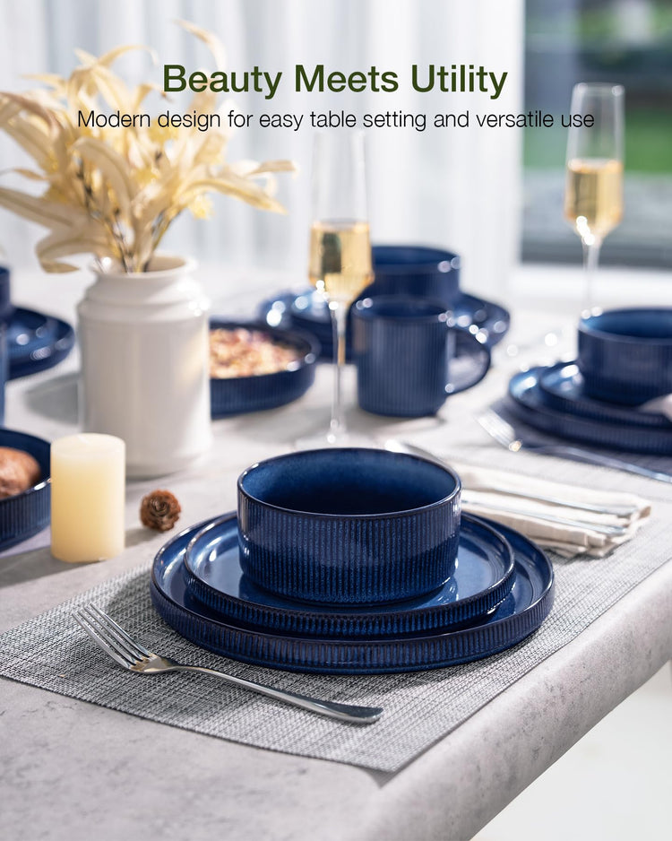 Star Dinnerware Sets with Mugs (16 Count)
