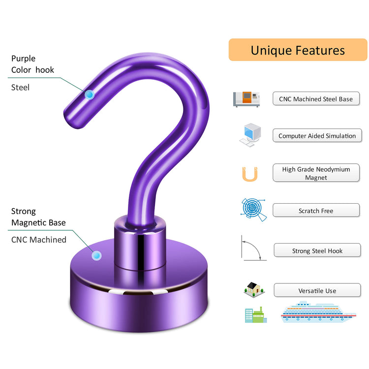 Magnetic Hooks (12 Count)